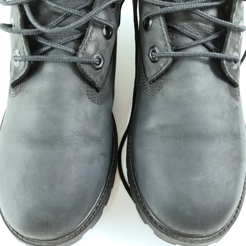 Sz 7 Junior Timberland Premium Waterproof Nubuck Leather Boots